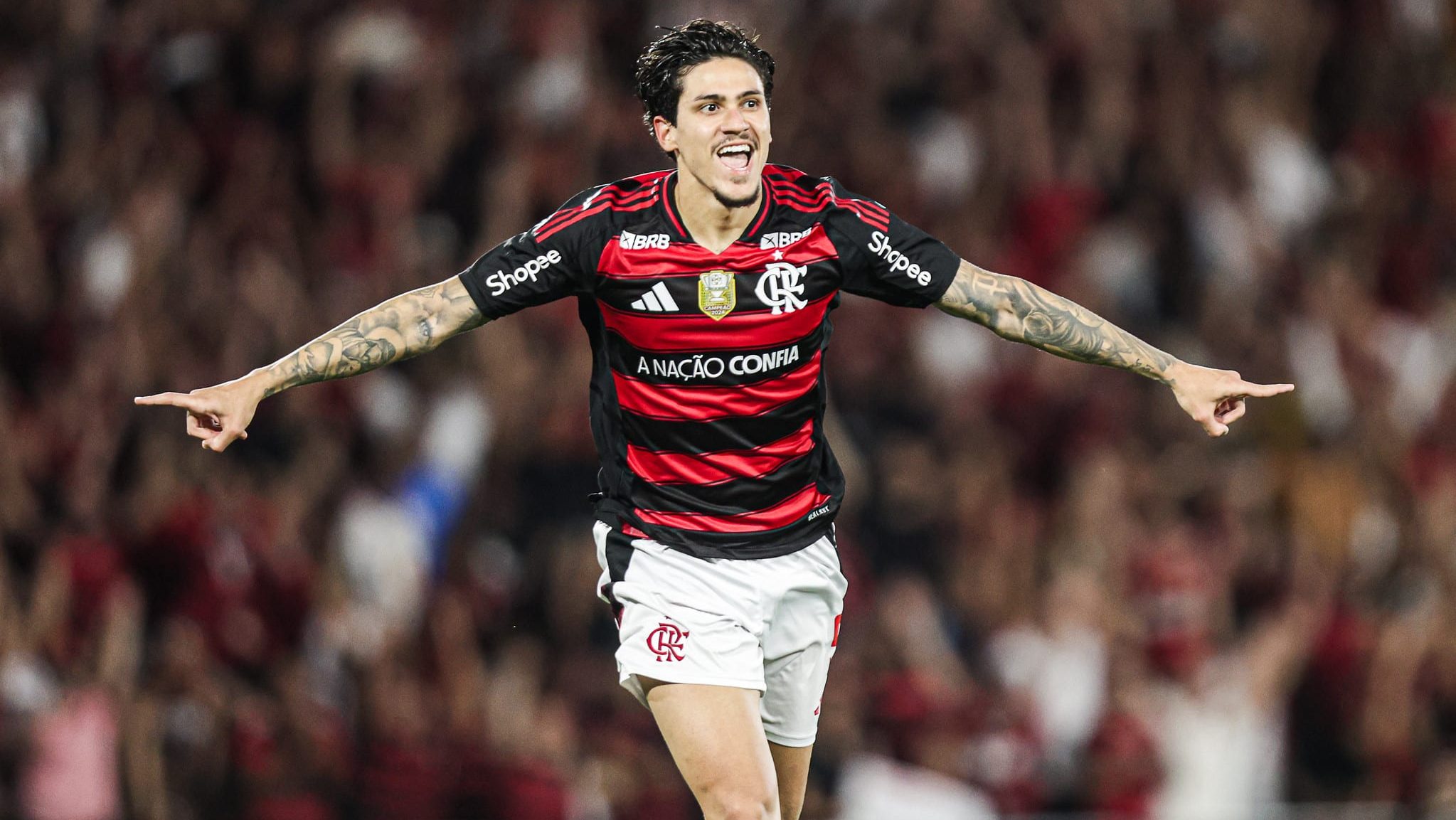 Flamengo vence Cruzeiro por 2 a 0 no Maracanã; Pedro e Carrascal decidem